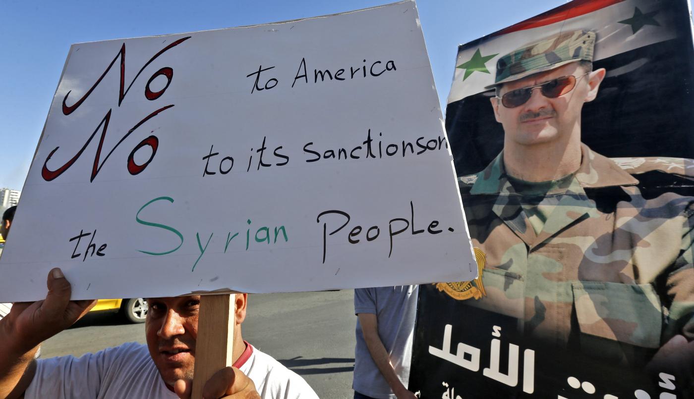 تحریم‌های آمریکا و اروپا علیه سوریه