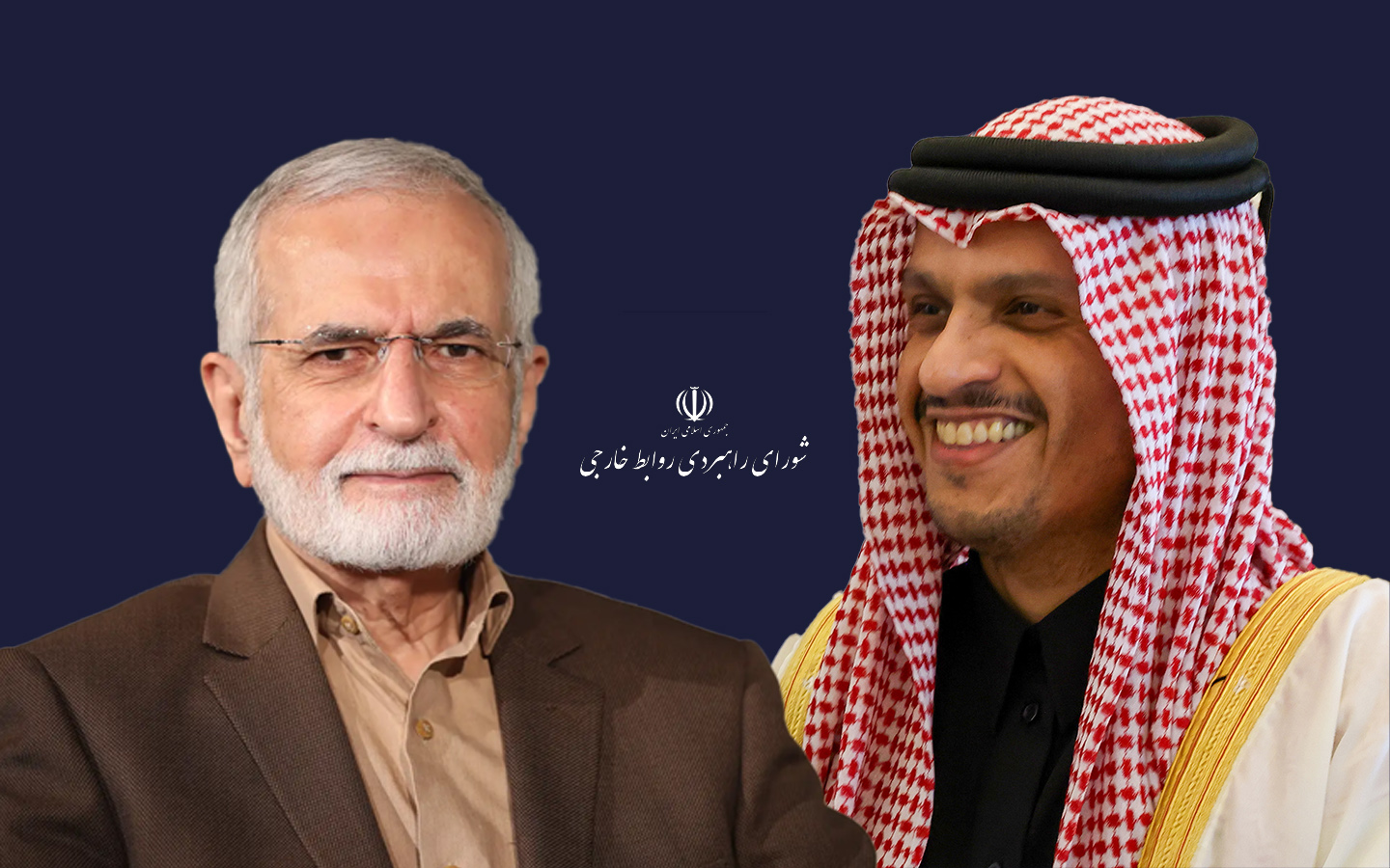 عکس تزیینی دیدار دکتر خرازی و نخست وزیر امارات